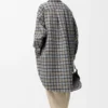 Abrigo de lana y cachemira Beige/Gris Abrigo de lana y cachemira Beige/Gris