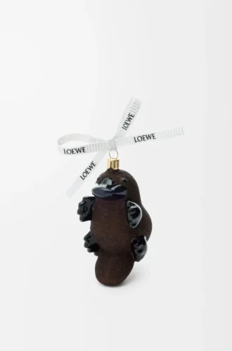 Adorno de vidrio soplado Chocolate/Negro