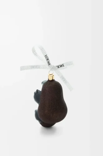 Adorno de vidrio soplado Chocolate/Negro