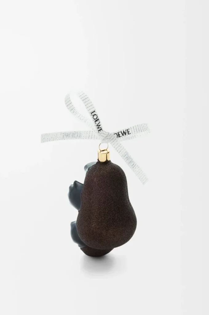 Adorno de vidrio soplado Chocolate/Negro Adorno de vidrio soplado Chocolate/Negro