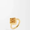 Anillo Anagram sencillo en plata de ley Oro Anillo Anagram sencillo en plata de ley Oro