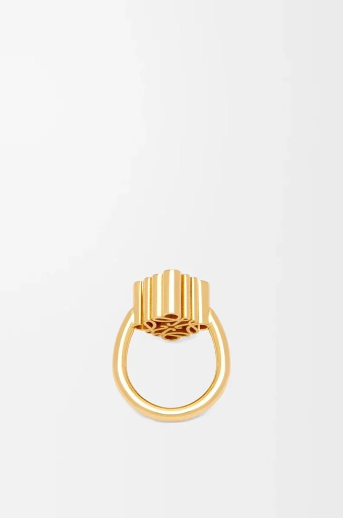 Anillo Anagram sencillo en plata de ley Oro Anillo Anagram sencillo en plata de ley Oro