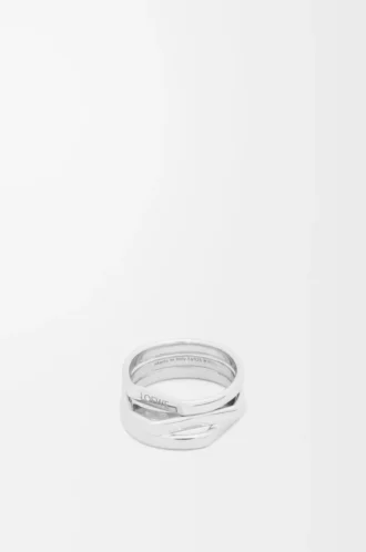 Anillo apilable en plata de ley Plata
