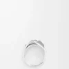 Anillo apilable en plata de ley y esmalte Plata/Azul Anillo apilable en plata de ley y esmalte Plata/Azul