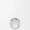 Anillo con sello Anagram Bombé en plata de ley Plata Anillo con sello Anagram Bombé en plata de ley Plata