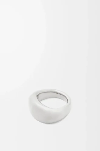Anillo con sello en plata de ley Plata