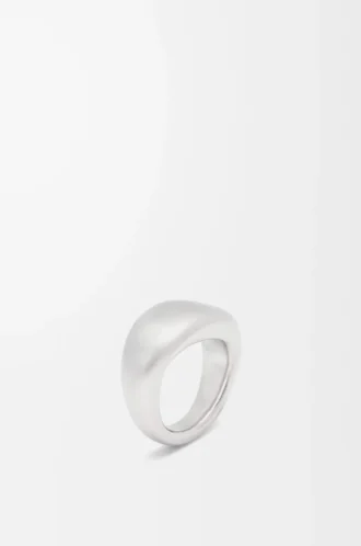 Anillo con sello en plata de ley Plata