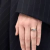 Anillo estribo en plata de ley Plata Anillo estribo en plata de ley Plata