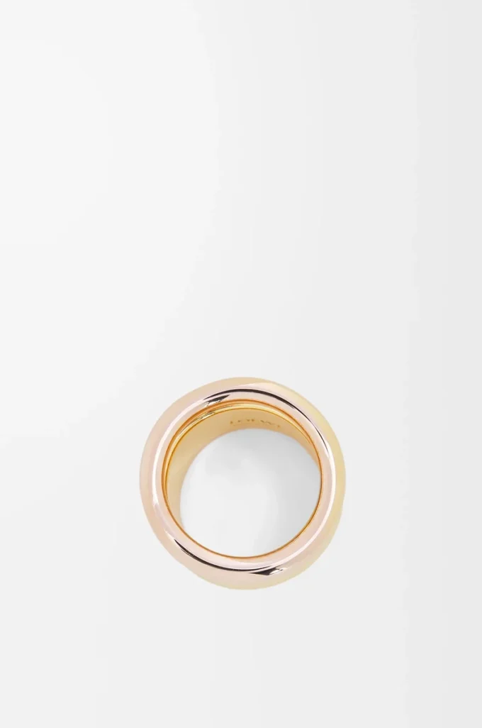 Anillo Nappa Knot en plata de ley Oro/Oro rosa Anillo Nappa Knot en plata de ley Oro/Oro rosa