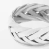 Anillo trenzado en plata de ley Plata Anillo trenzado en plata de ley Plata