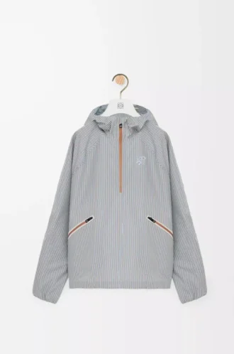 Anorak Storm en tejido técnico Beige/Azul