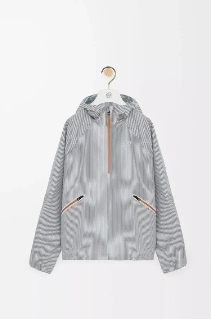 Anorak Storm en tejido técnico Beige/Azul Anorak Storm en tejido técnico Beige/Azul