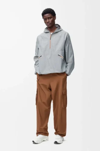 Anorak Storm en tejido técnico Beige/Azul