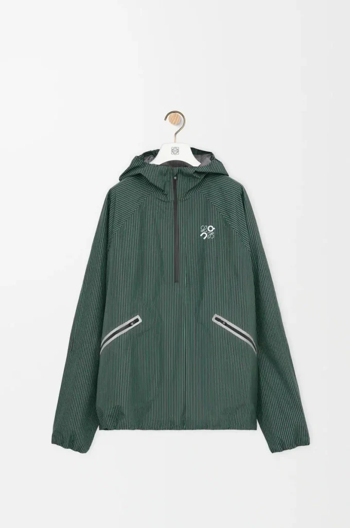 Anorak Storm en tejido técnico verde/negro Anorak Storm en tejido técnico verde/negro