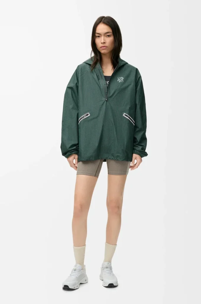 Anorak Storm en tejido técnico verde/negro Anorak Storm en tejido técnico verde/negro
