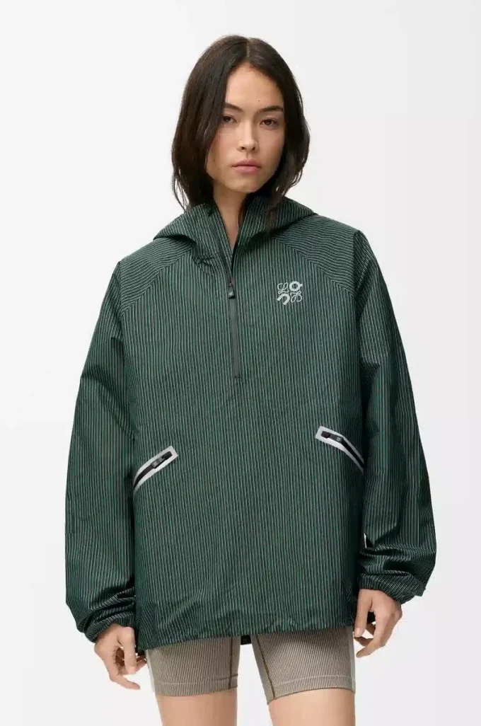 Anorak Storm en tejido técnico verde/negro Anorak Storm en tejido técnico verde/negro