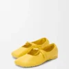 Bailarina Pebble Soft en piel de cordero napa color diente de león Bailarina Pebble Soft en piel de cordero napa color diente de león