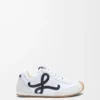 Ballet Runner 2.0 en nylon y piel de becerro Blanco/Negro Ballet Runner 2.0 en nylon y piel de becerro Blanco/Negro