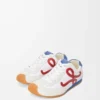 Ballet Runner 2.0 en nylon y piel de becerro Blanco/Rojo/Azul Ballet Runner 2.0 en nylon y piel de becerro Blanco/Rojo/Azul