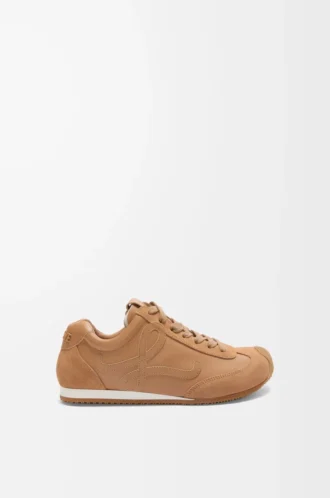 Ballet Runner 2.0 en piel de becerro suave Cinnamon