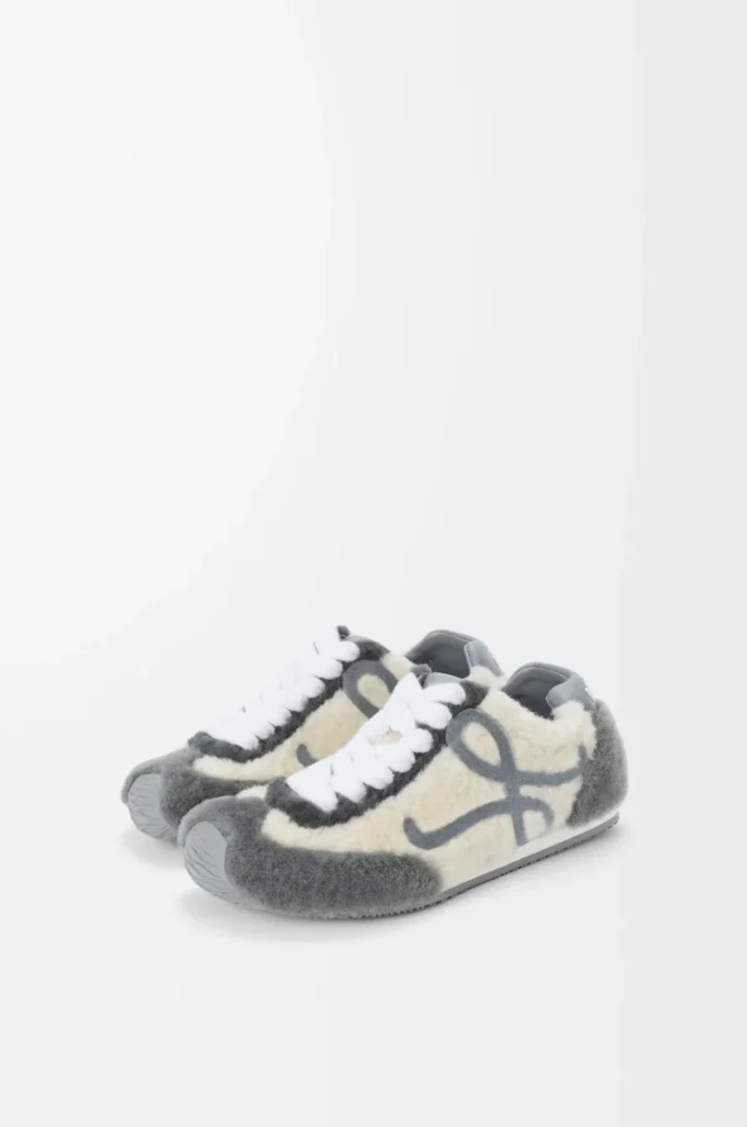 Ballet Runner 2.0 en piel de oveja Gris multitono Ballet Runner 2.0 en piel de oveja Gris multitono