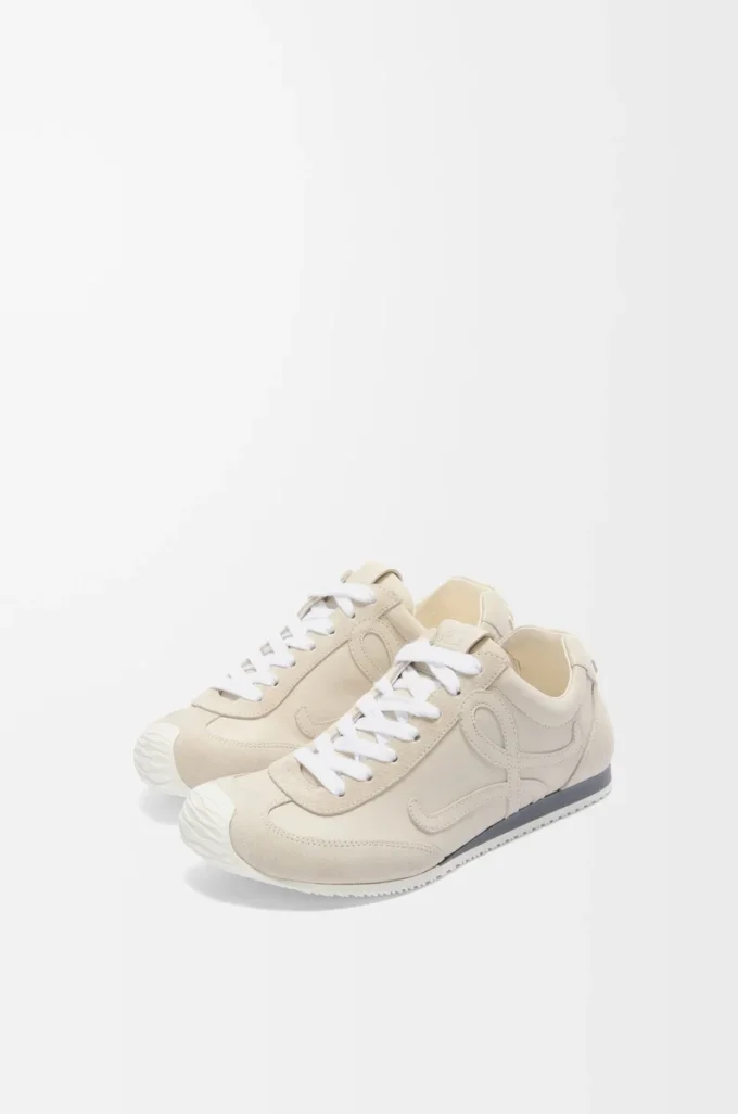 Ballet Runner 2.0 en suave piel de becerro Blanco Ballet Runner 2.0 en suave piel de becerro Blanco