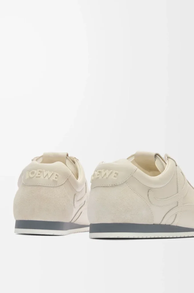 Ballet Runner 2.0 en suave piel de becerro Blanco Ballet Runner 2.0 en suave piel de becerro Blanco