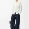 Blusa de seda blanca Blusa de seda blanca
