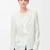 Blusa de seda blanca Blusa de seda blanca