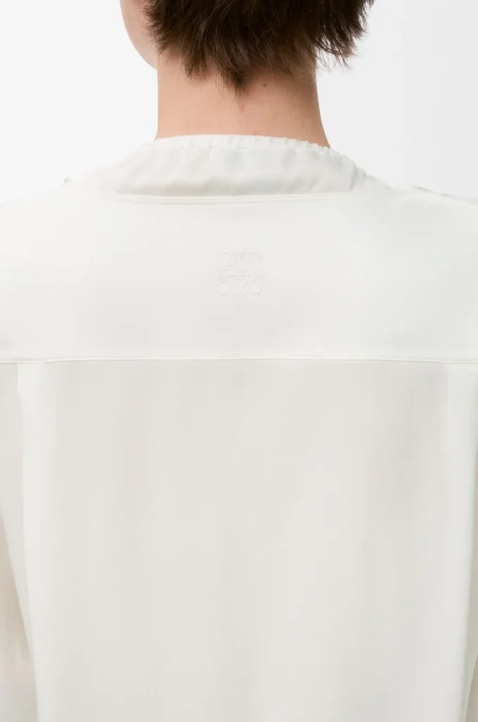 Blusa de seda blanca Blusa de seda blanca