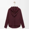 Blusa de seda burdeos Blusa de seda burdeos