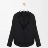 Blusa de seda negra Blusa de seda negra