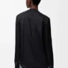 Blusa de seda negra Blusa de seda negra