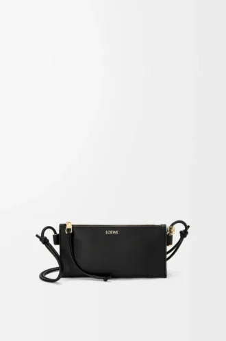 Bolsa Joya en piel de becerro napa negra
