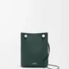Bolsa Pebble en piel de becerro lisa Sherwood Bolsa Pebble en piel de becerro lisa Sherwood