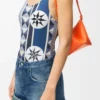 Bolsa Puzzle Fold en piel de becerro napa brillante Vivid Orange Bolsa Puzzle Fold en piel de becerro napa brillante Vivid Orange