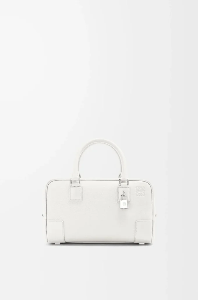 Bolso Amazona 23 en piel de becerro granulada suave Blanco suave Bolso Amazona 23 en piel de becerro granulada suave Blanco suave