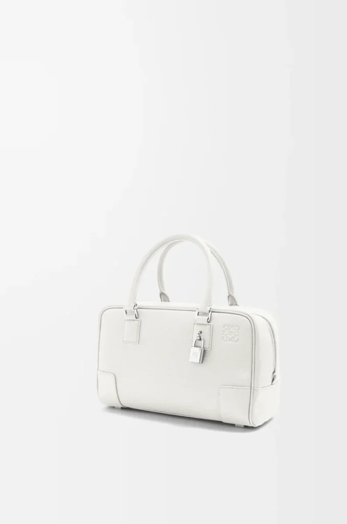 Bolso Amazona 23 en piel de becerro granulada suave Blanco suave Bolso Amazona 23 en piel de becerro granulada suave Blanco suave