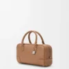 Bolso Amazona 23 en piel de becerro granulada suave color moca Bolso Amazona 23 en piel de becerro granulada suave color moca