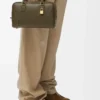 Bolso Amazona 23 en piel de becerro napa Dark Khaki Bolso Amazona 23 en piel de becerro napa Dark Khaki