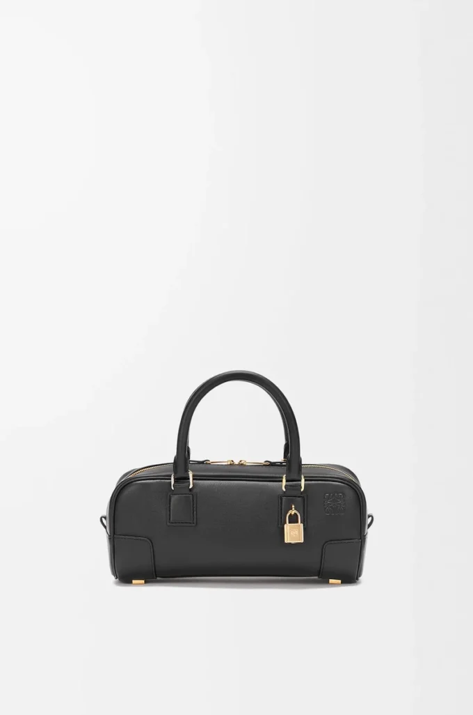 Bolso Amazona 23 recortado en piel de becerro napa Negro Bolso Amazona 23 recortado en piel de becerro napa Negro