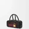 Bolso Amazona 23 recortado en piel de becerro napa negro/burdeos Bolso Amazona 23 recortado en piel de becerro napa negro/burdeos