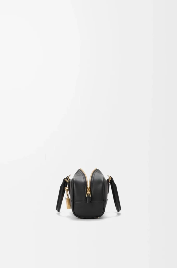 Bolso Amazona 23 recortado en piel de becerro napa negro/burdeos Bolso Amazona 23 recortado en piel de becerro napa negro/burdeos