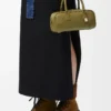 Bolso Amazona 23 recortado en piel de becerro napa Olive Bolso Amazona 23 recortado en piel de becerro napa Olive