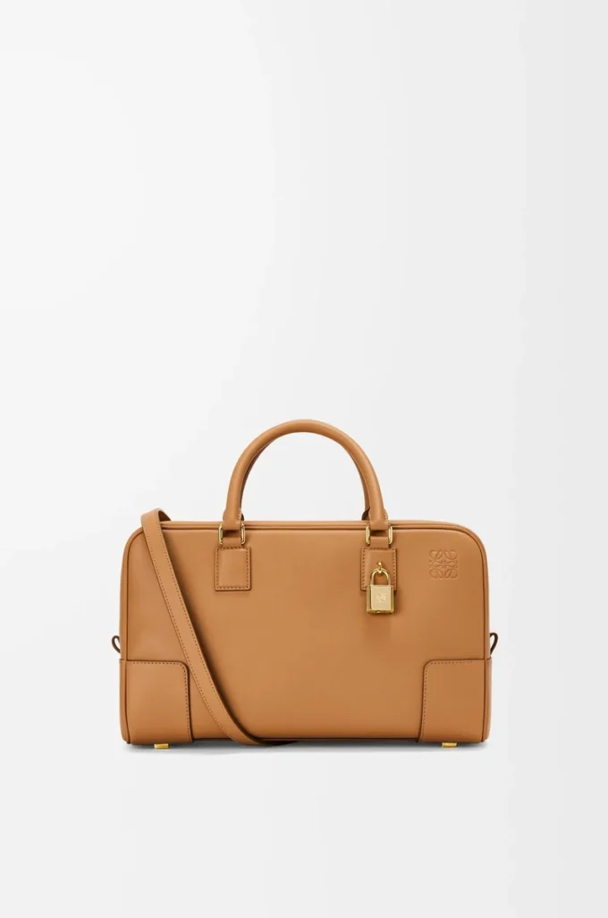 Bolso Amazona 28 en piel de becerro napa Warm Desert Bolso Amazona 28 en piel de becerro napa Warm Desert