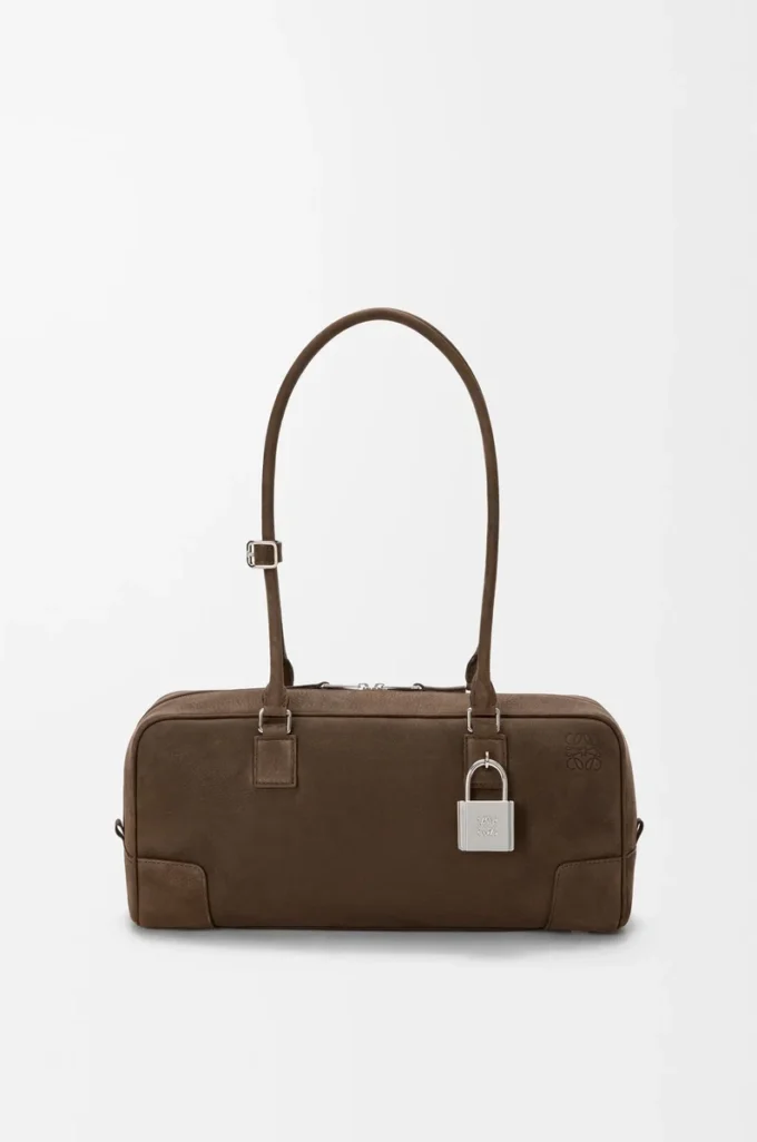 Bolso Amazona 31 recortado en nubuck granulado Tundra Bolso Amazona 31 recortado en nubuck granulado Tundra