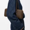 Bolso Amazona 31 recortado en nubuck granulado Tundra Bolso Amazona 31 recortado en nubuck granulado Tundra