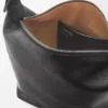 Bolso bandolera Cubi pequeño en piel de becerro granulada flexible Negro Bolso bandolera Cubi pequeño en piel de becerro granulada flexible Negro