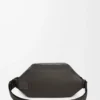 Bolso convertible en piel de becerro clásica Gris oscuro