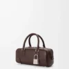 Bolso corto Amazona 23 en piel de becerro brillante Marrón oscuro Bolso corto Amazona 23 en piel de becerro brillante Marrón oscuro